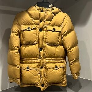 Burberry Mustard Kids Puffer Jacket